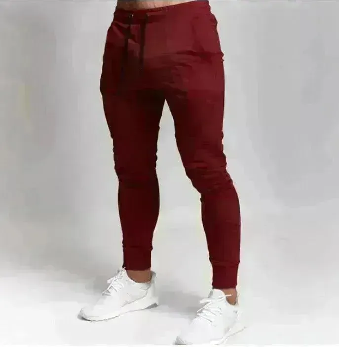 Men Slim fit Activewear Pant Gym Workout Exercise Pant