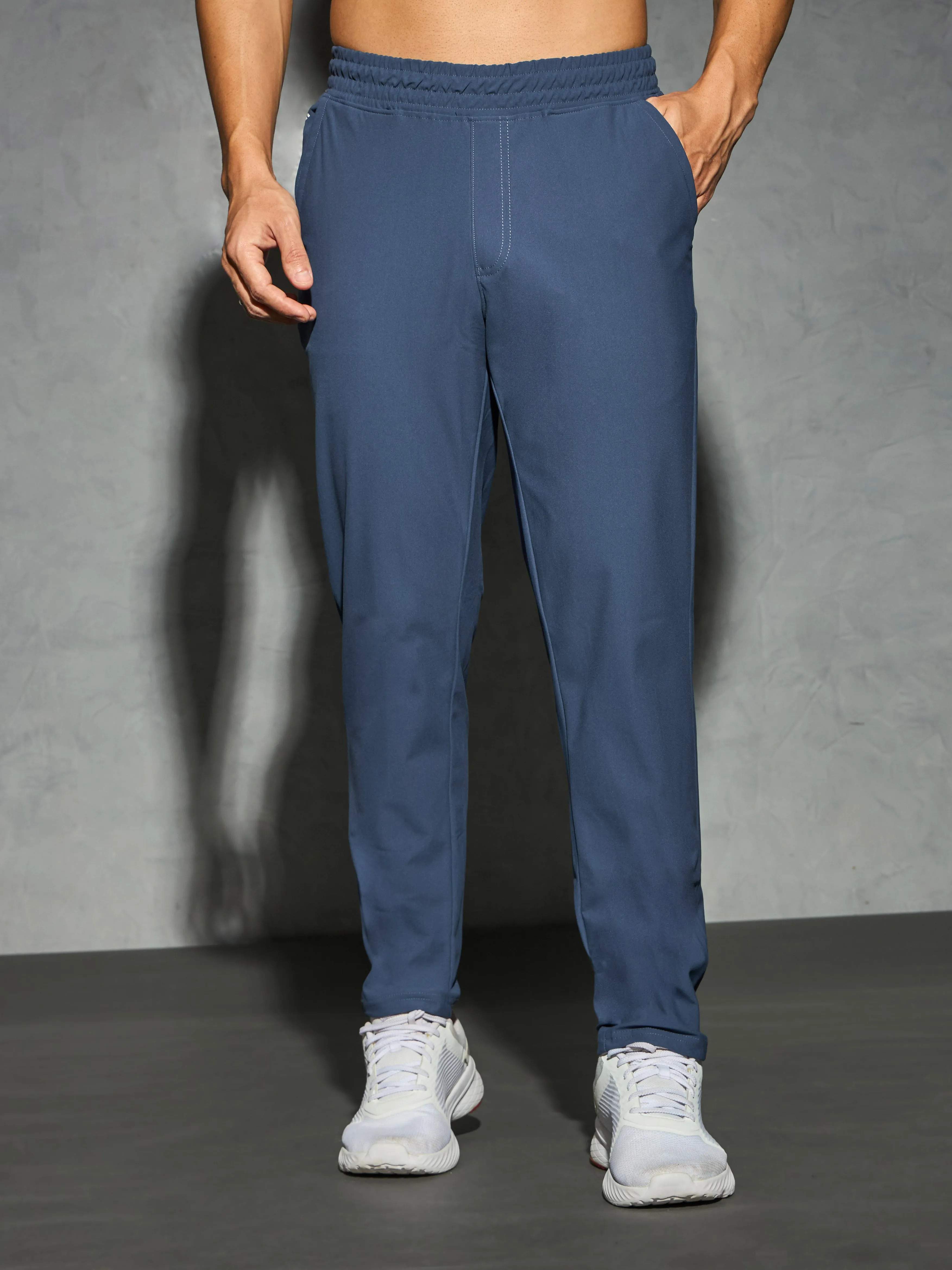 Men Solid Relax Fit Trackpants with DURACOOL 