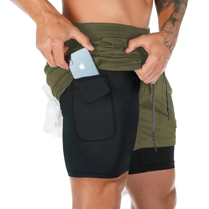 Men Summer Fitness Shorts Training Quick Dry