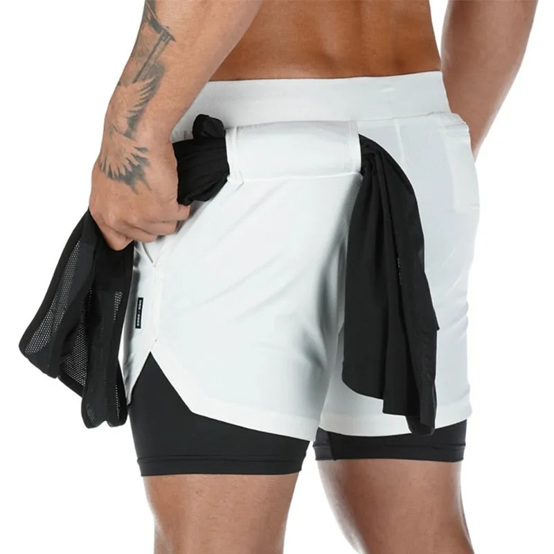 Men Summer Fitness Shorts Training Quick Dry