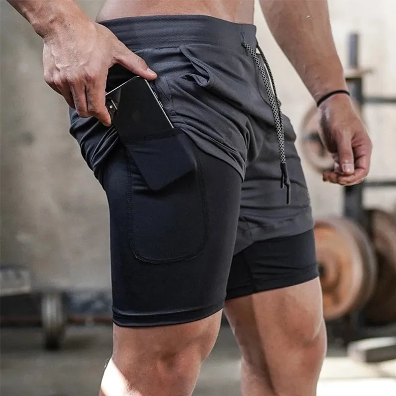 Men Summer Fitness Shorts Training Quick Dry