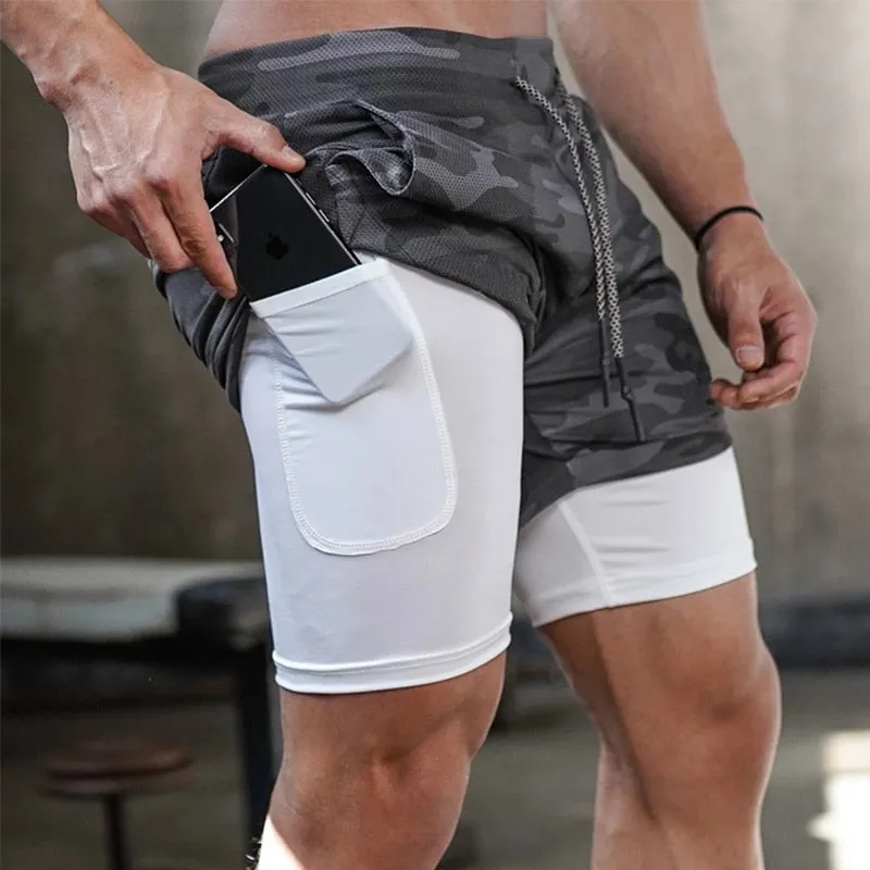 Men Summer Fitness Shorts Training Quick Dry