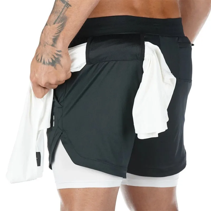 Men Summer Fitness Shorts Training Quick Dry
