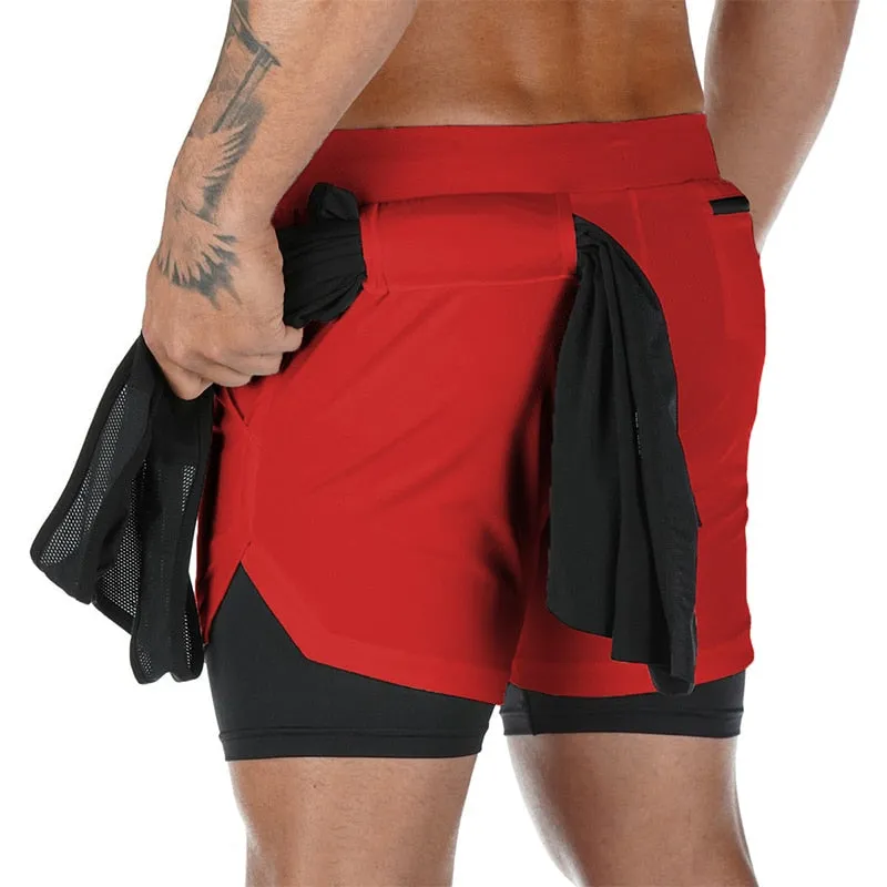 Men Summer Fitness Shorts Training Quick Dry