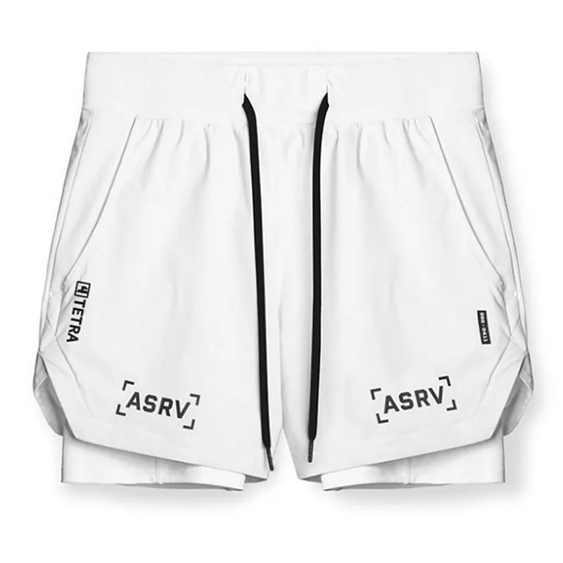 Men's 2 in 1 Quick Dry Fitness Shorts
