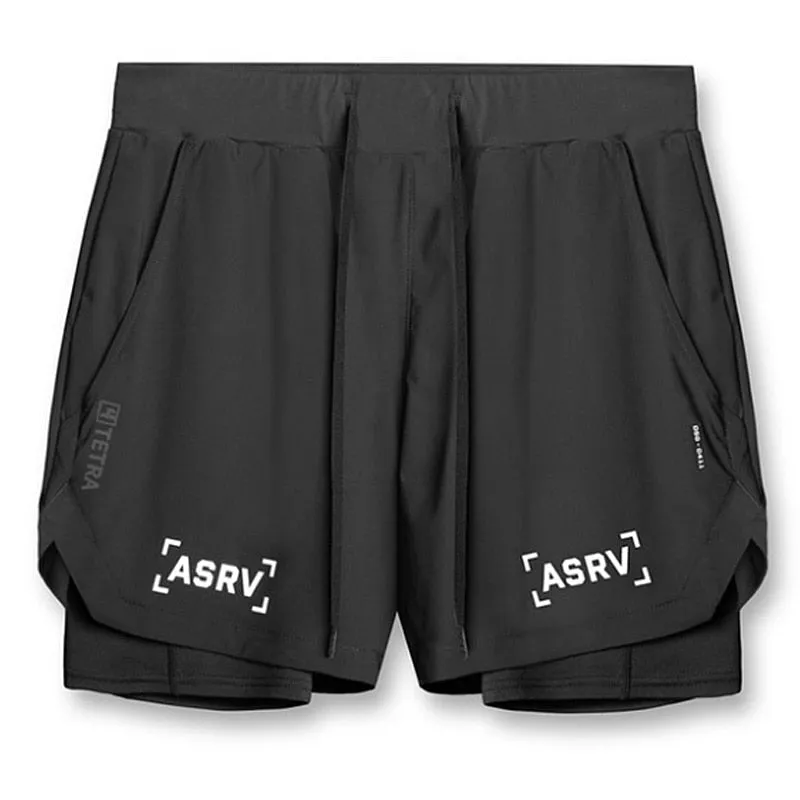 Men's 2 in 1 Quick Dry Fitness Shorts