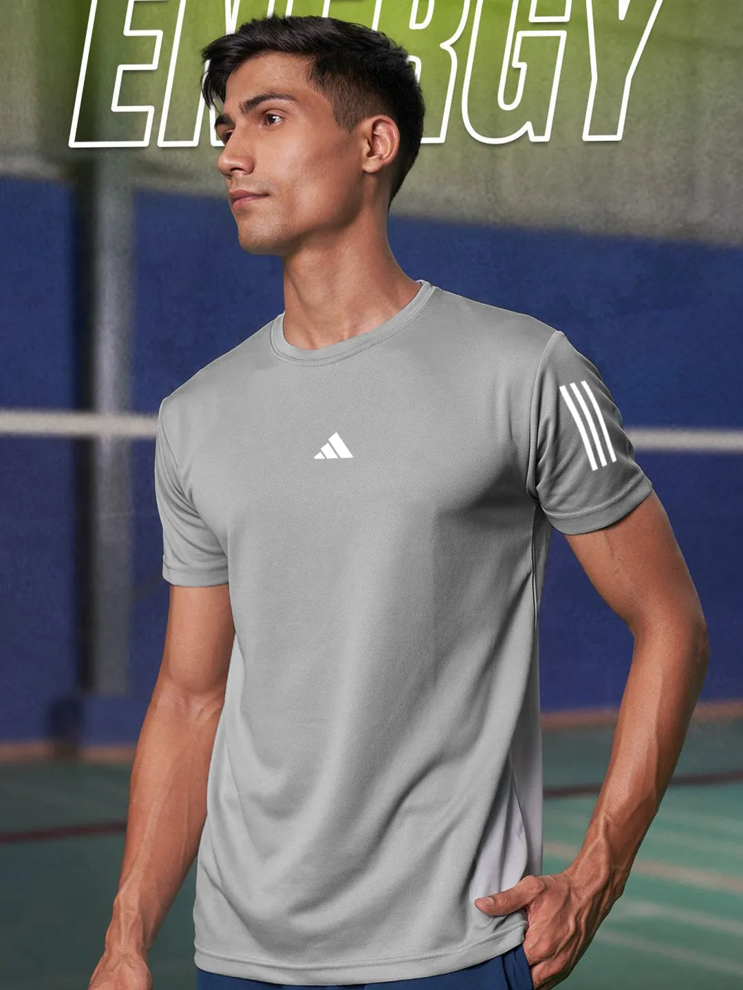 Men's ADI Activewear Dry-Fit Grey Tee