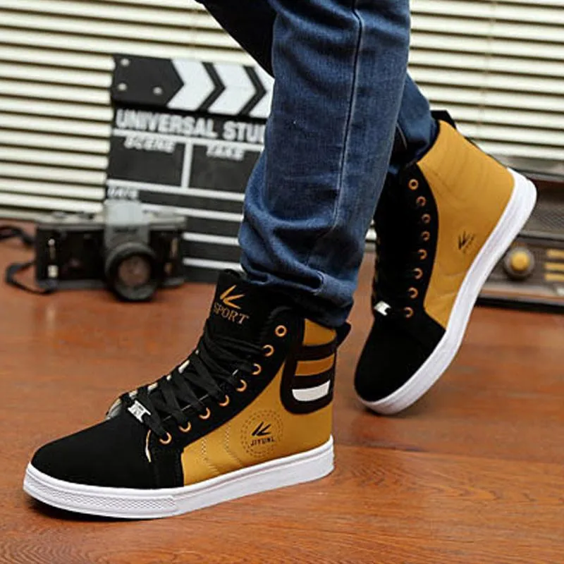 Men's Leisure Front Lace Up Boots