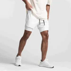 Men's Outdoor 2 in 1 Athletic Shorts | Workout