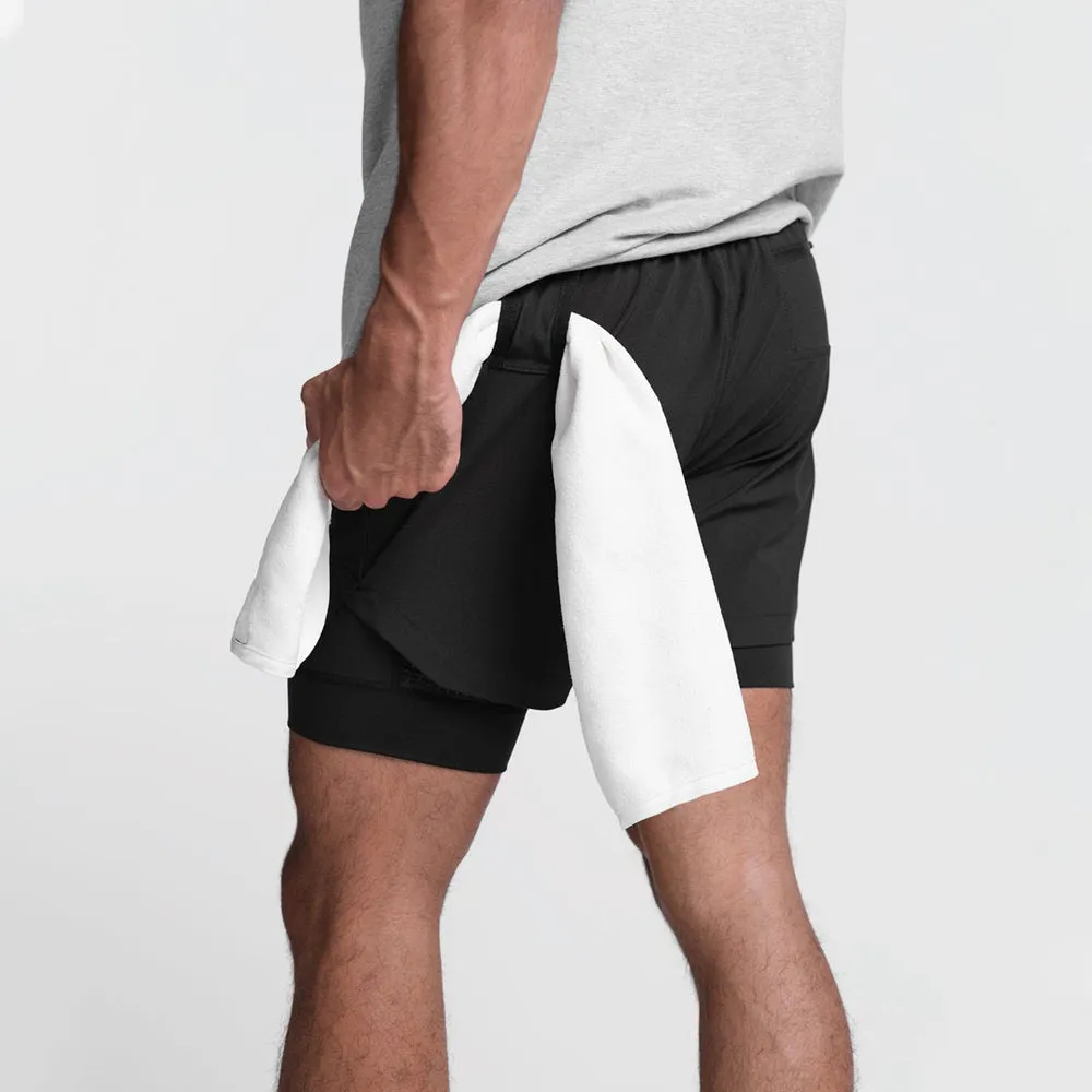 Men's Outdoor 2 in 1 Athletic Shorts | Workout
