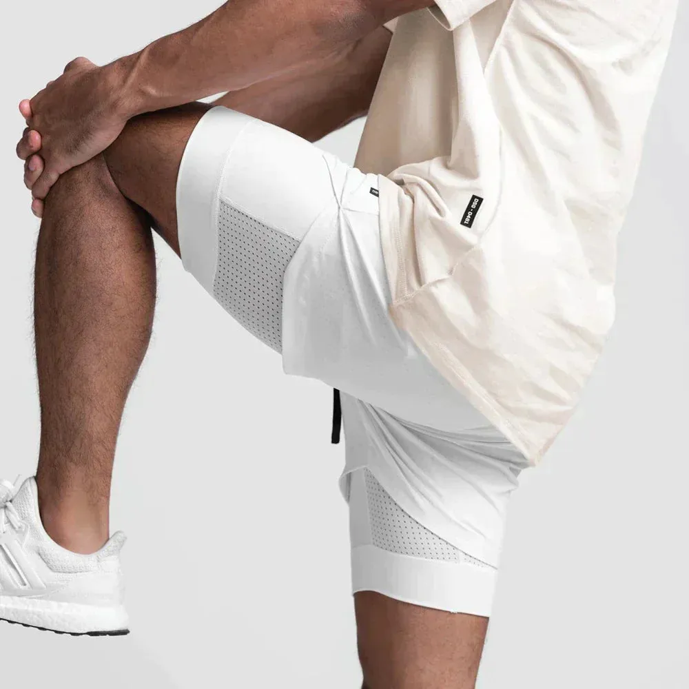 Men's Outdoor 2 in 1 Athletic Shorts | Workout