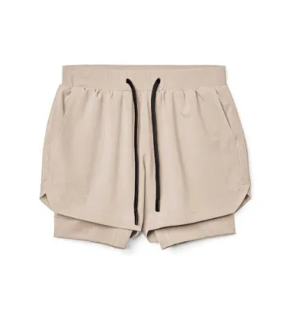 Men's Outdoor 2 in 1 Athletic Shorts | Workout