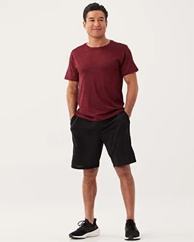 Men's Quick Dry Fit Dri-Fit Short Sleeve Active Wear Training Athletic Essentials Crew T-Shirt Fitness Gym Wicking Tee Workout Casual Sports Running Tennis Exercise Undershirt Top - 5 Pack Set 17, S