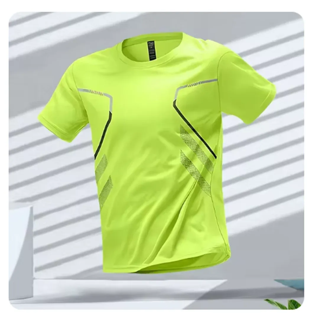 Men's Quick-Dry Sports T-Shirt — Breathable Short Sleeve Activewear Tee