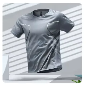 Men's Quick-Dry Sports T-Shirt — Breathable Short Sleeve Activewear Tee