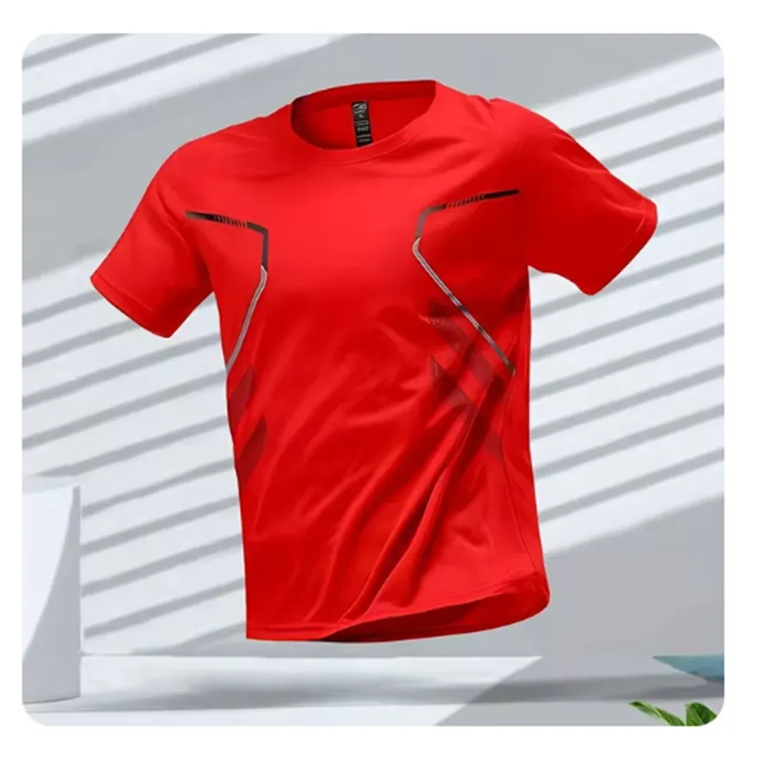 Men's Quick-Dry Sports T-Shirt — Breathable Short Sleeve Activewear Tee