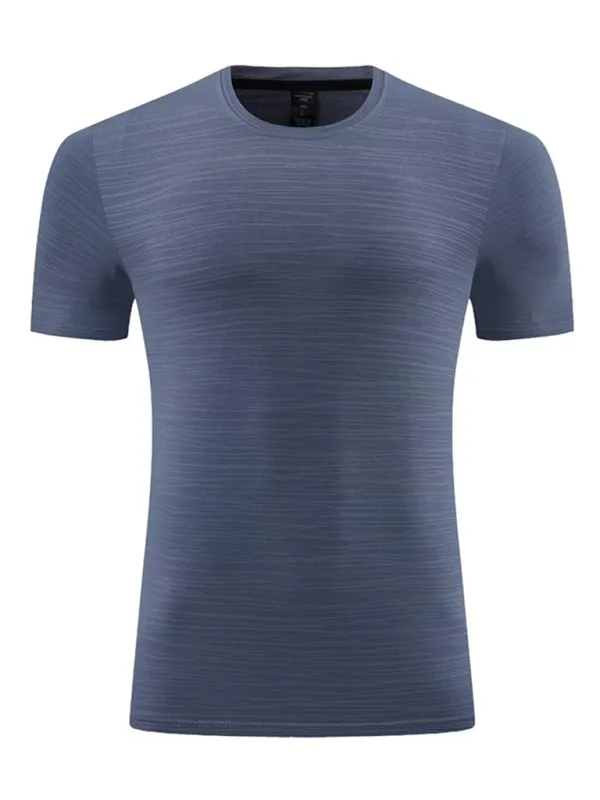 Men's Ultra-Light Ice Silk Quick-Dry Sports Tee - Perfect for Spring & Summer Activities!