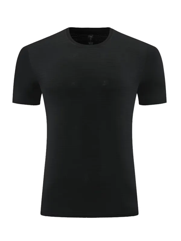 Men's Ultra-Light Ice Silk Quick-Dry Sports Tee - Perfect for Spring & Summer Activities!