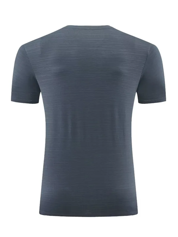 Men's Ultra-Light Ice Silk Quick-Dry Sports Tee - Perfect for Spring & Summer Activities!