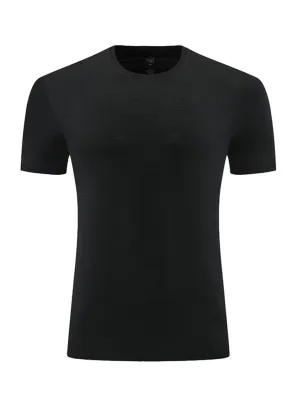 Men's Ultra-Light Ice Silk Quick-Dry Sports Tee - Perfect for Spring & Summer Activities!