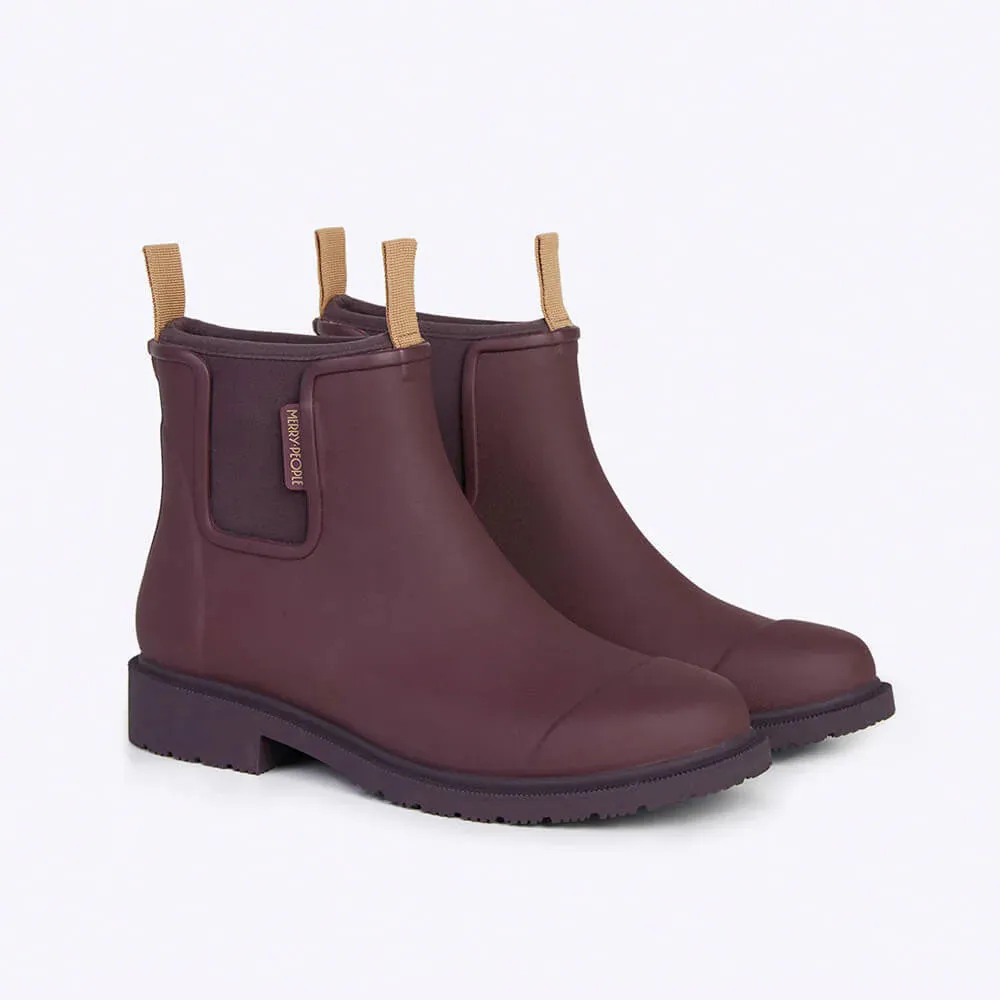 Merry People Bobbi Gumboots - Dark Cherry