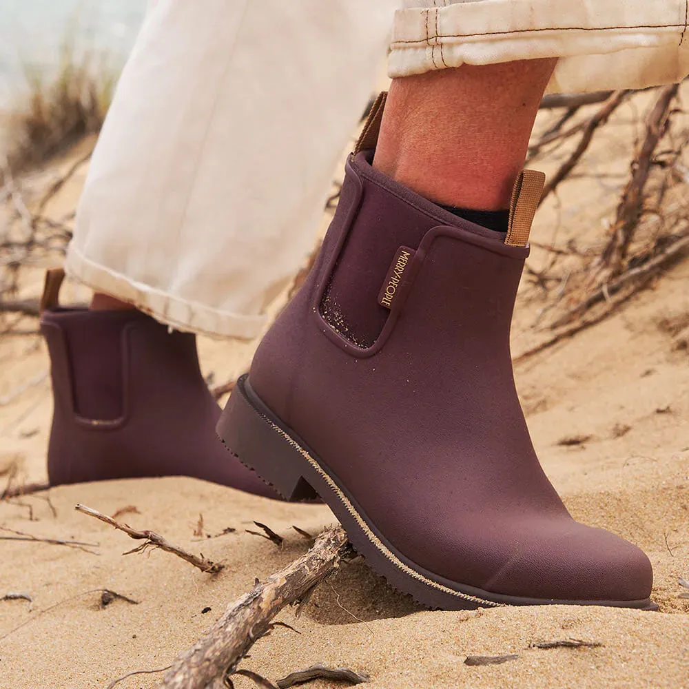 Merry People Bobbi Gumboots - Dark Cherry
