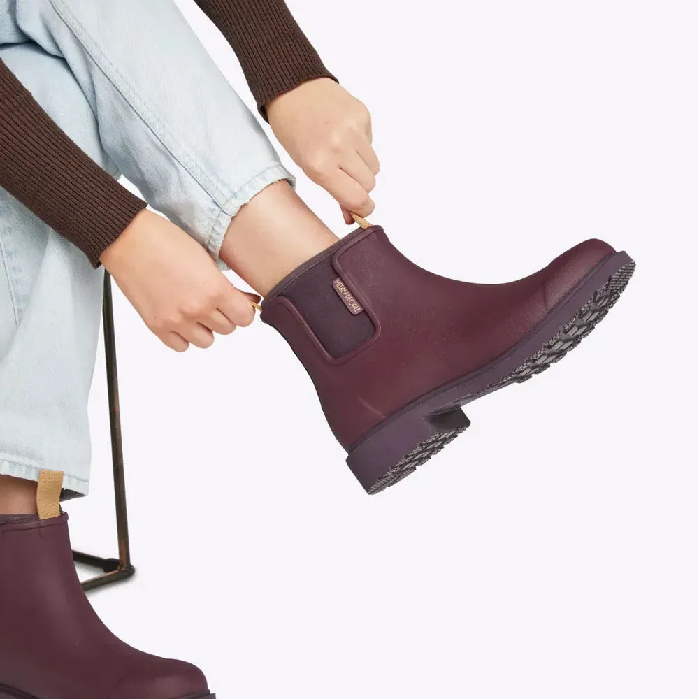 Merry People Bobbi Gumboots - Dark Cherry
