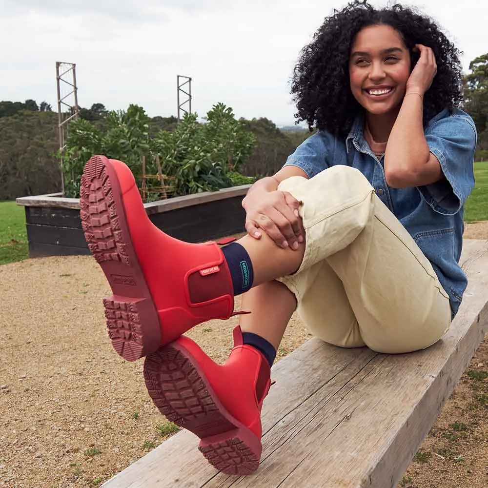 Merry People Bobbi Gumboots - Poppy Red