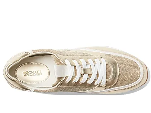 Michael Kors Mariah Trainer Pale Gold 7 M
