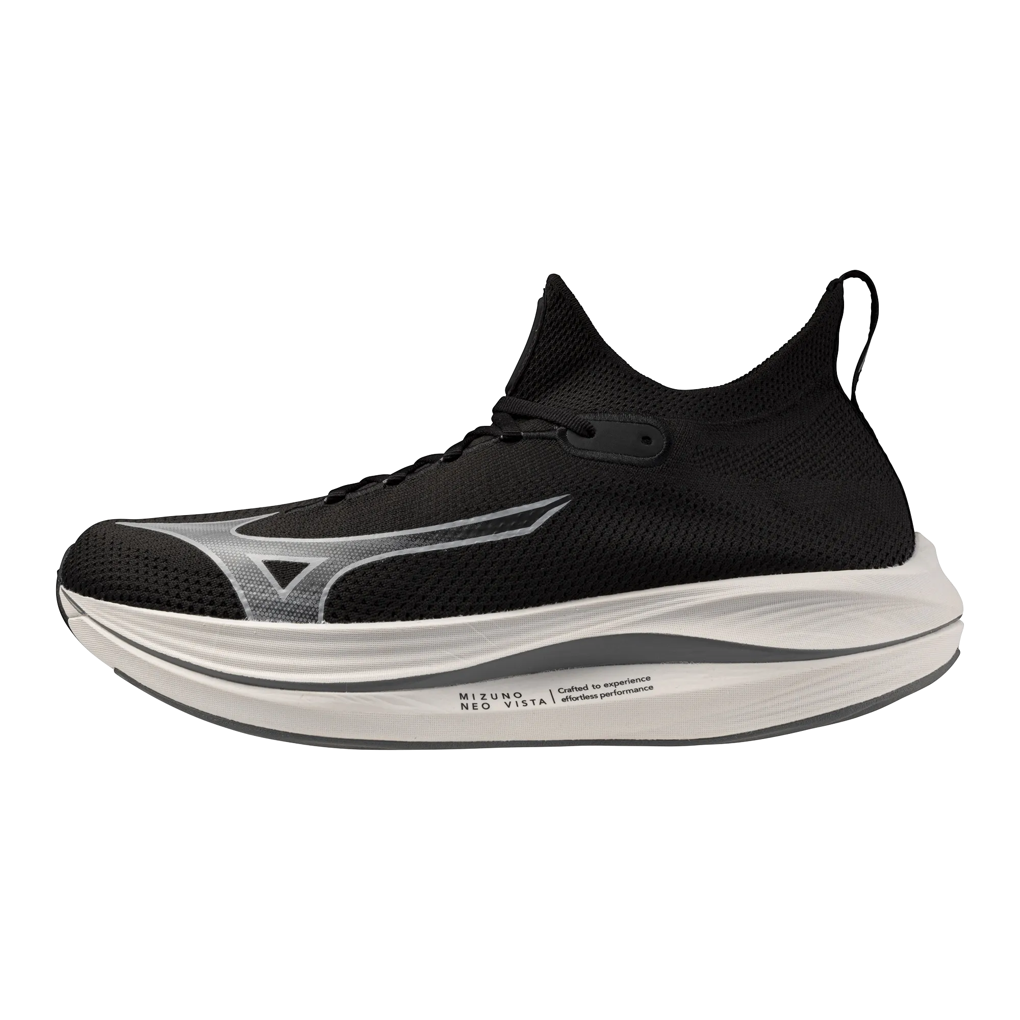 Mizuno Neo Vista (Men's) - Black/White/Nimbus Cloud