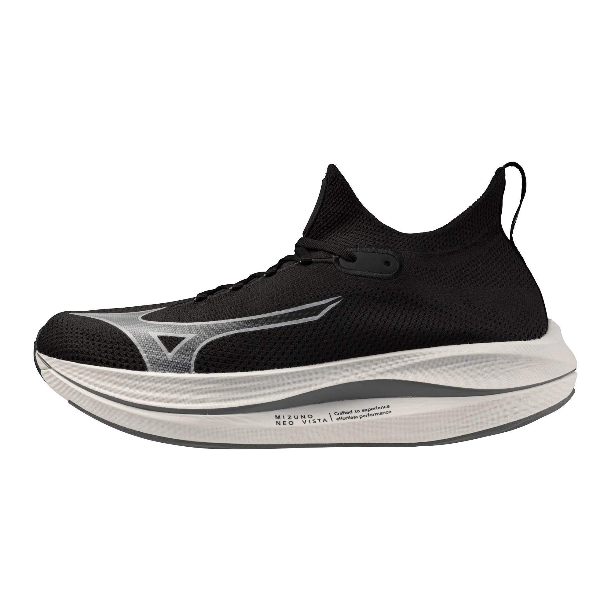 Mizuno Neo Vista (Men's) - Black/White/Nimbus Cloud