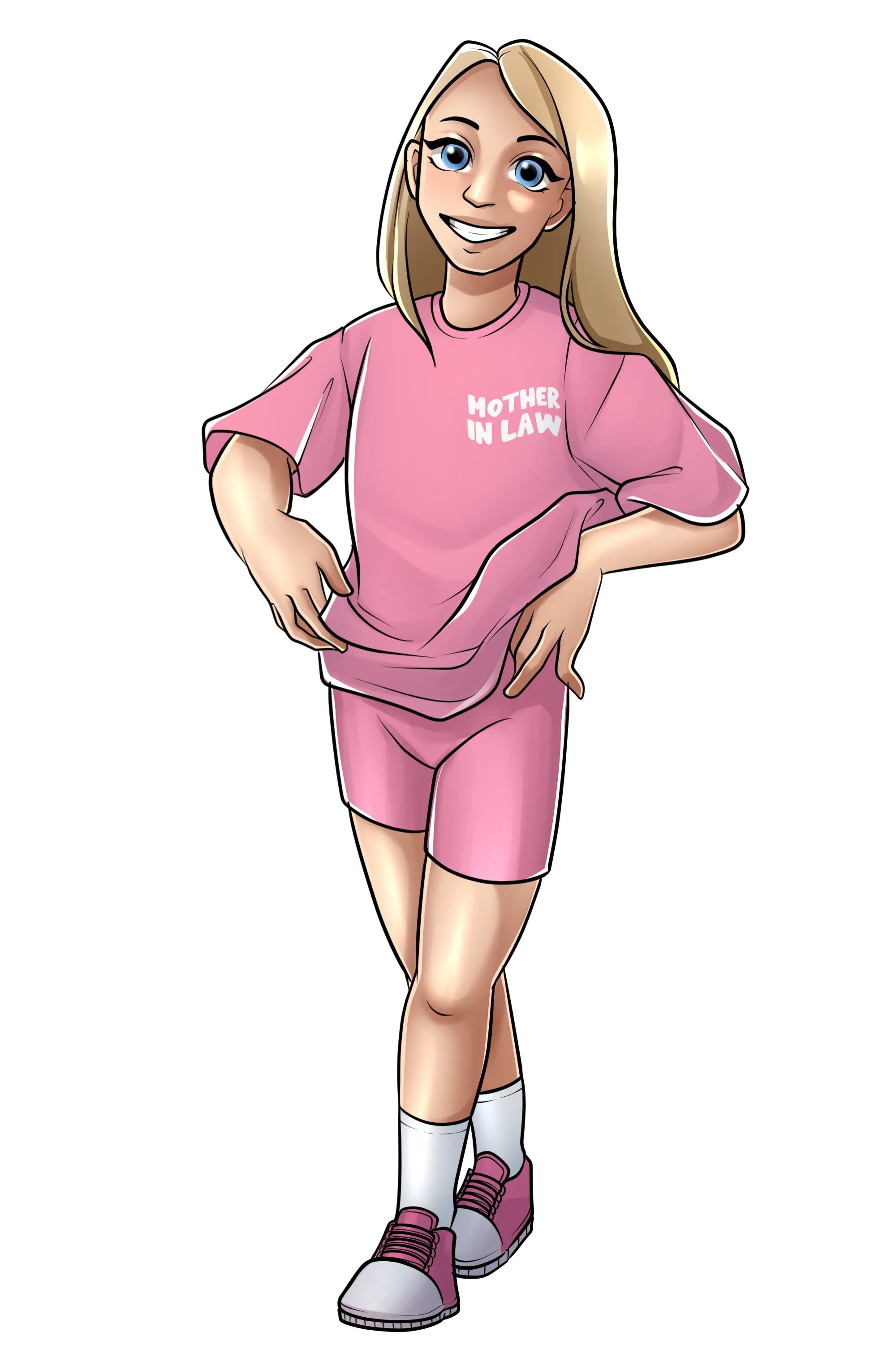 Mother in Law Tee - Pink
