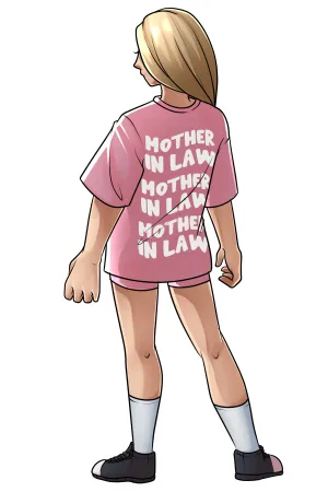 Mother in Law Tee - Pink