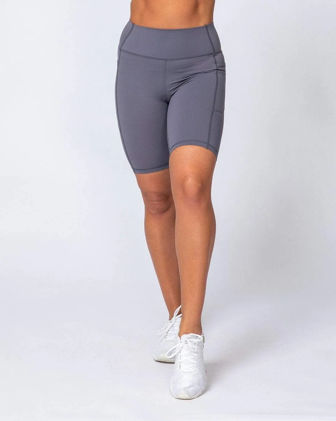 Motion Pocket Referee Shorts - Sleet Grey