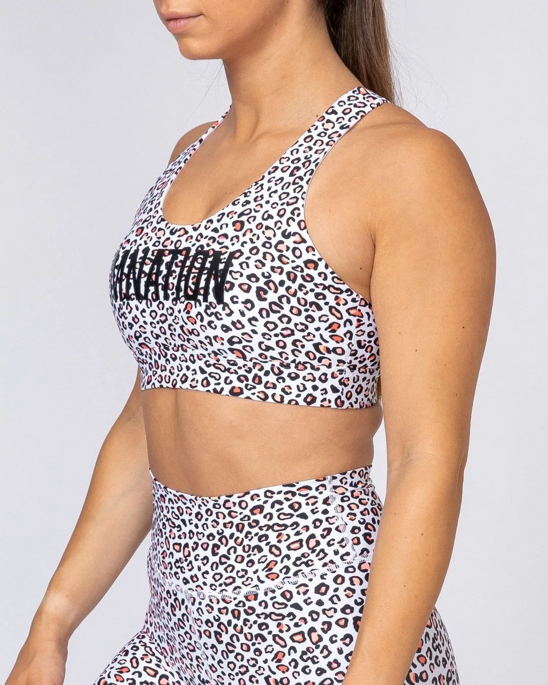 Motion Sculpt Bra - Micro Leopard