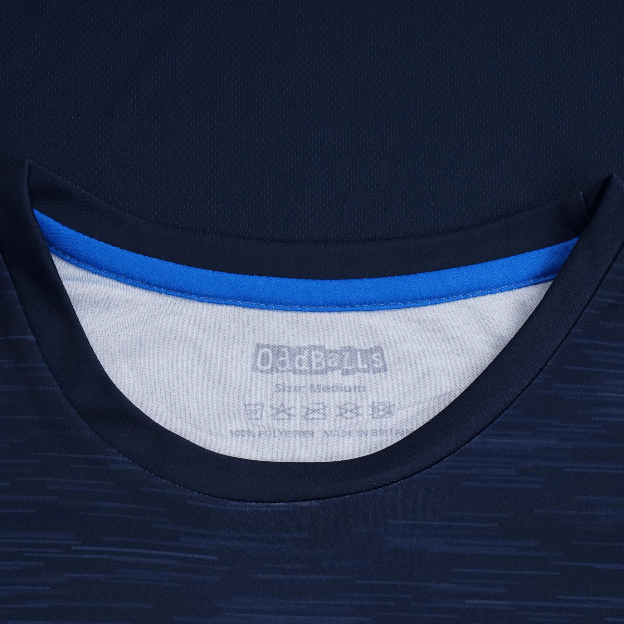 Navy / Cyan - Gradient - Flex Fit - Mens Training T-Shirt
