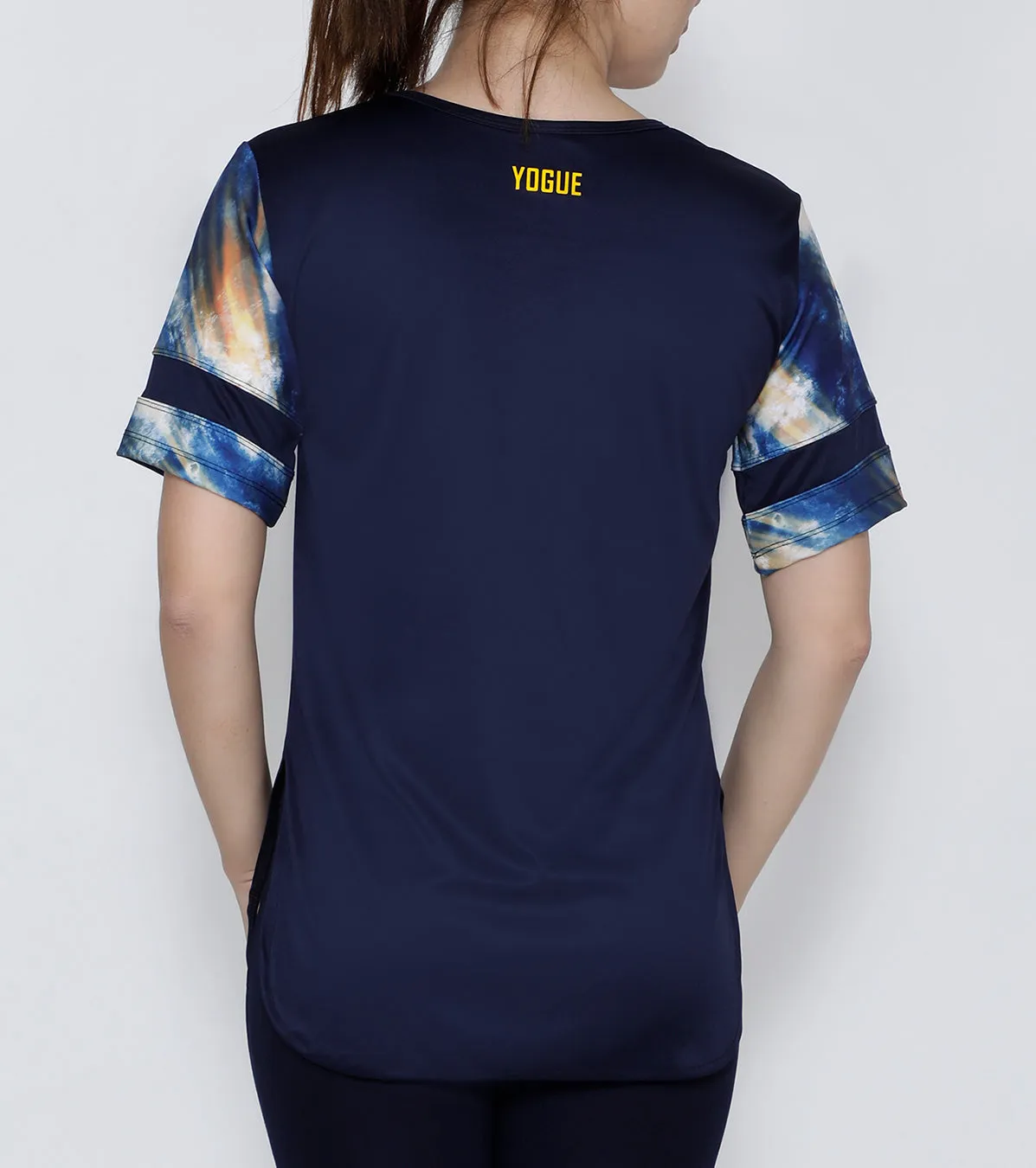 Navy Let it Go Long T-Shirt