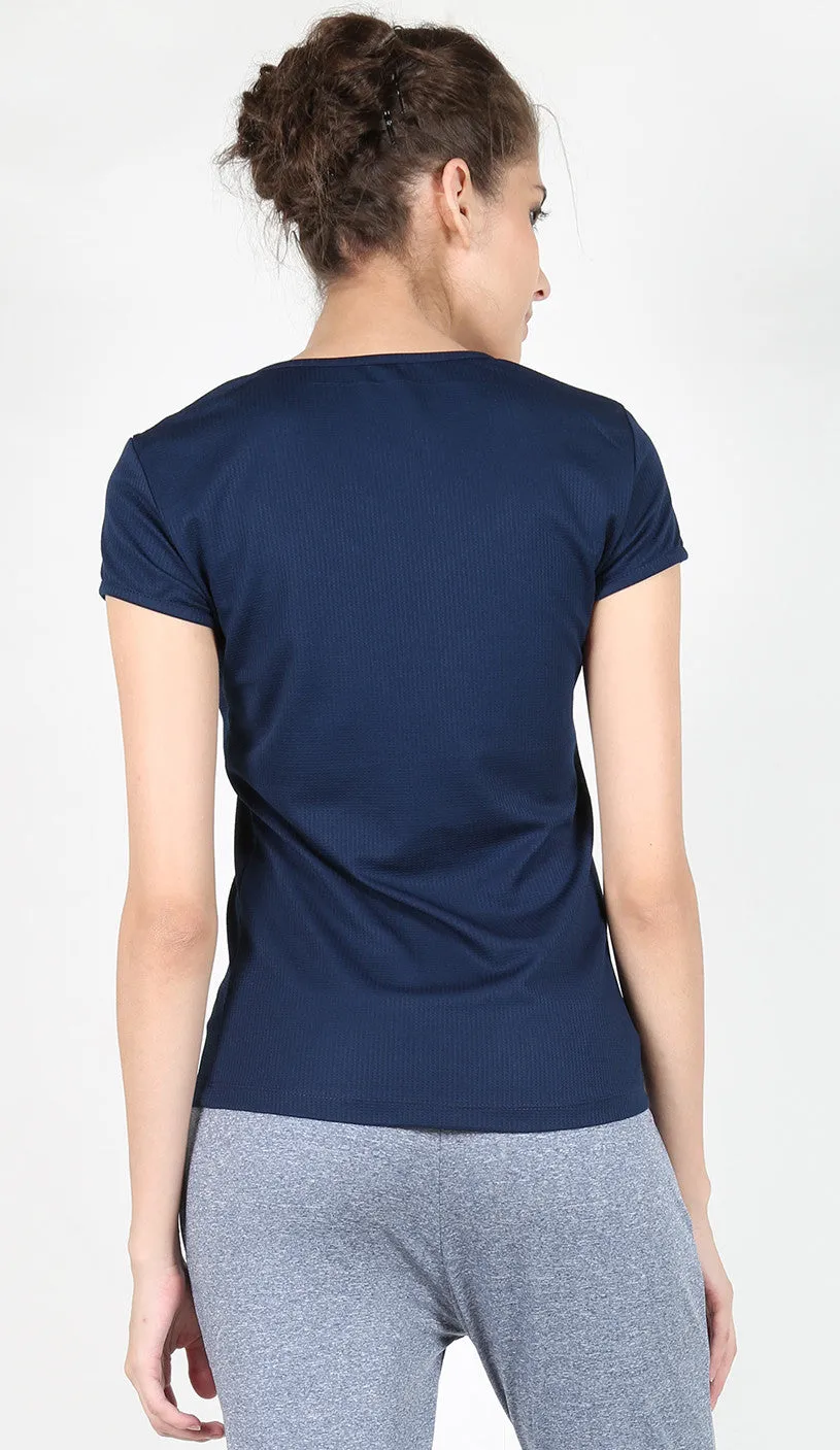 Navy Round-neck T-Shirt