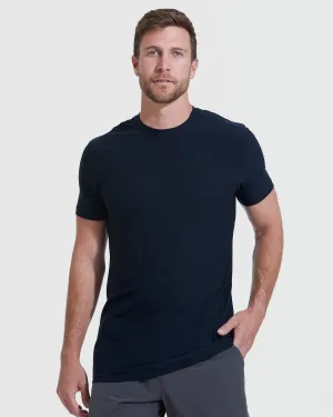 Navy Tall Active Crew Neck 2.0