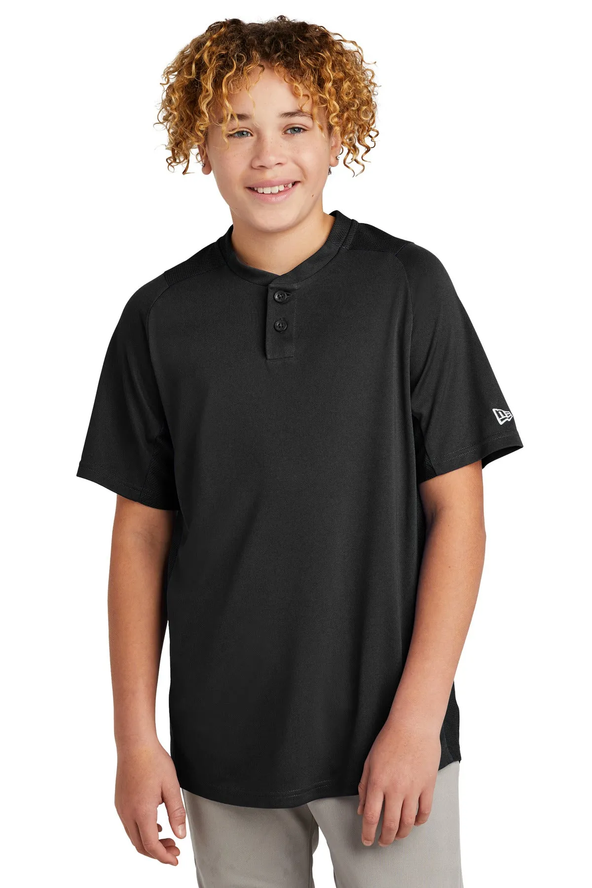 New Era  ®  Youth Diamond Era 2-Button Jersey. YNEA221