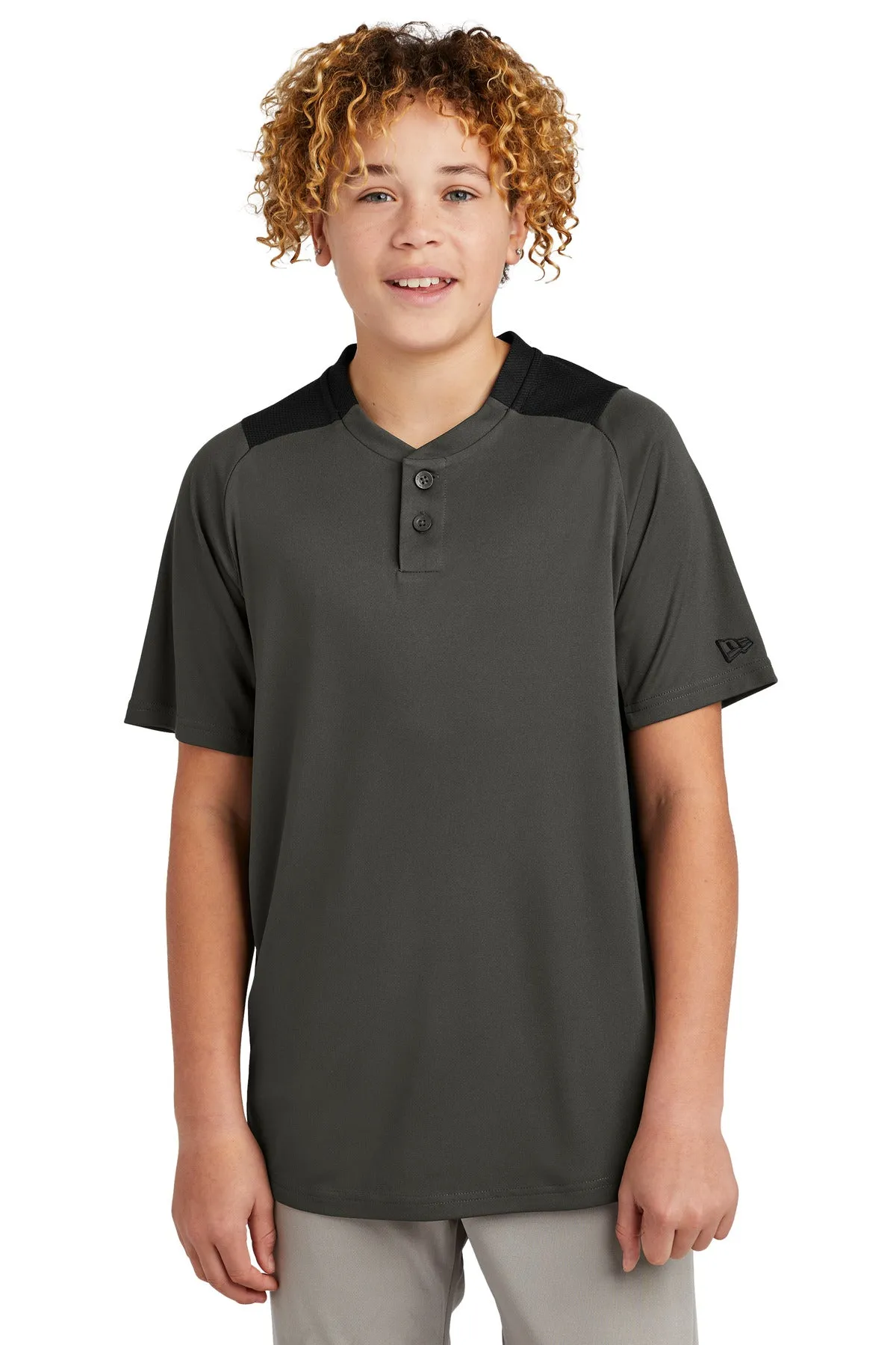 New Era  ®  Youth Diamond Era 2-Button Jersey. YNEA221
