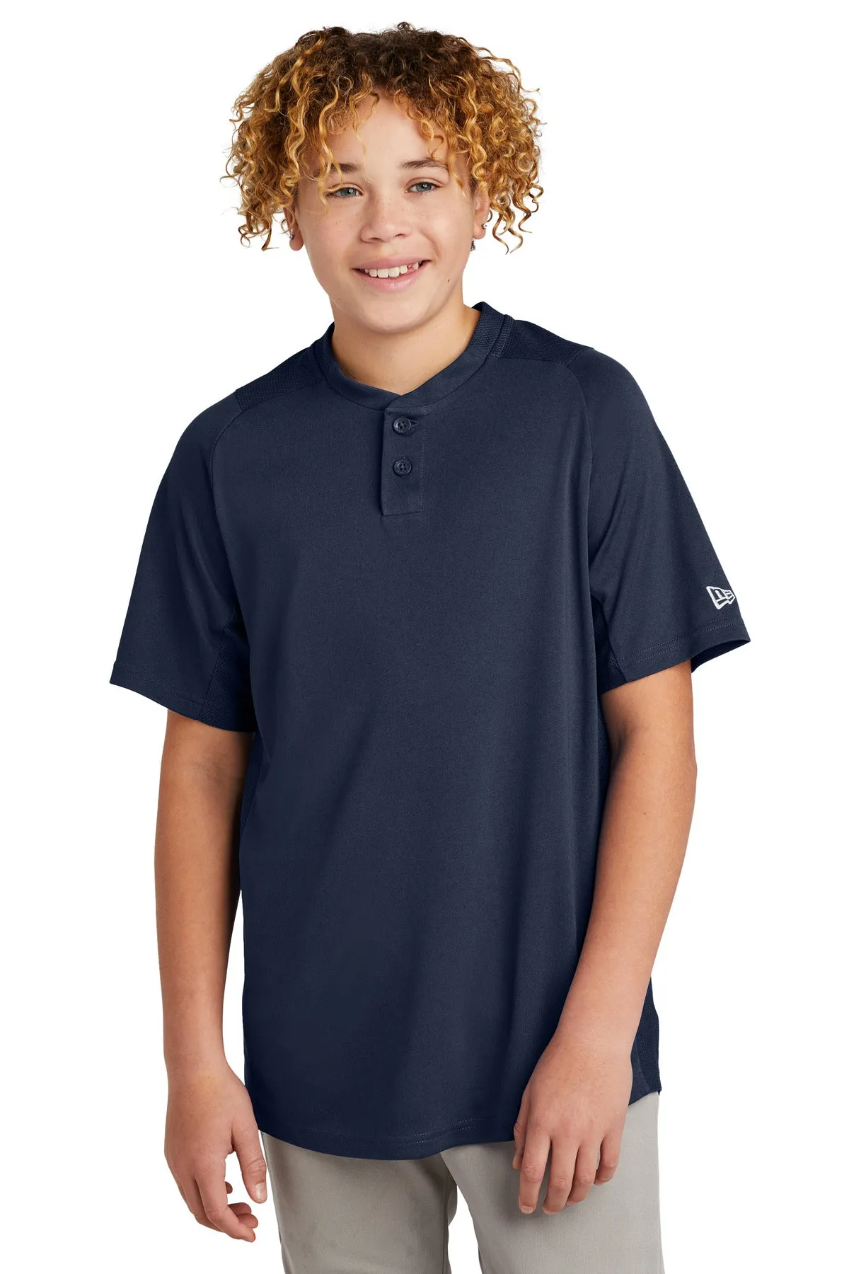 New Era  ®  Youth Diamond Era 2-Button Jersey. YNEA221