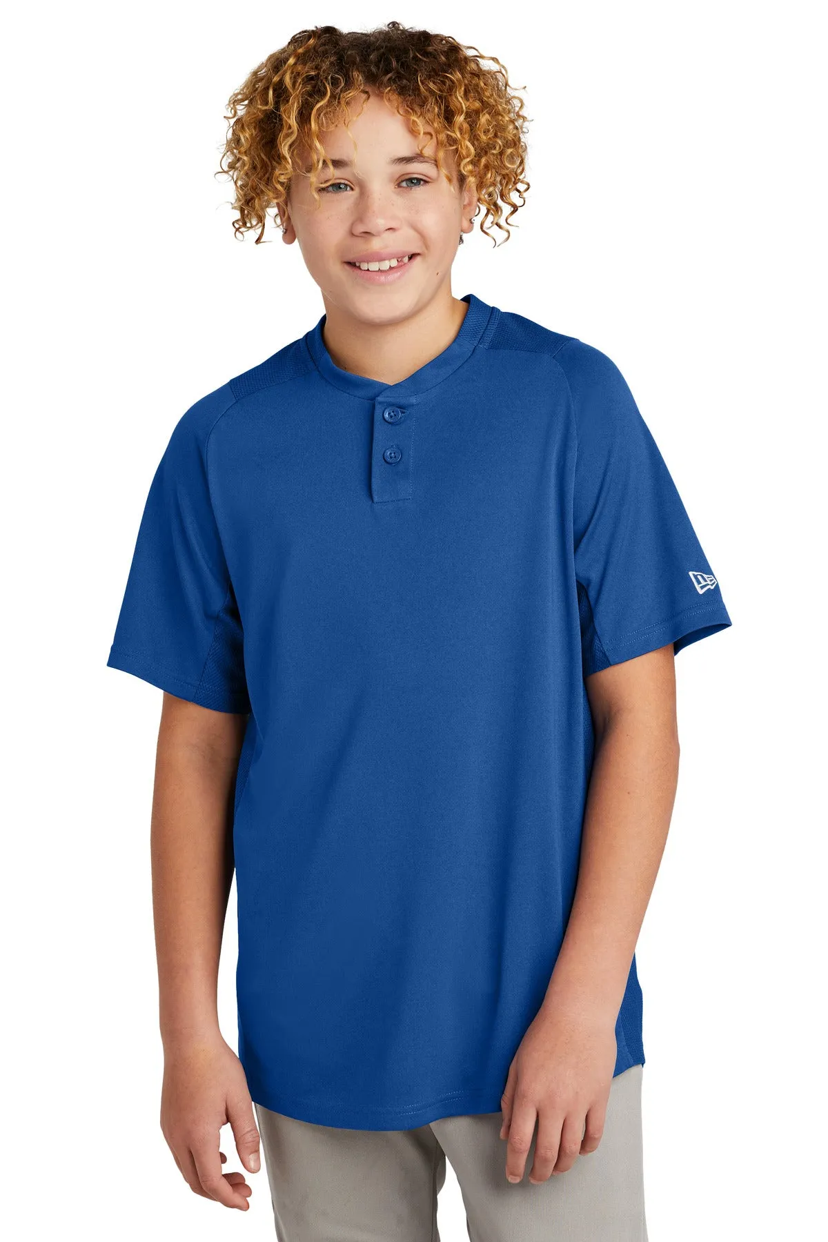 New Era  ®  Youth Diamond Era 2-Button Jersey. YNEA221
