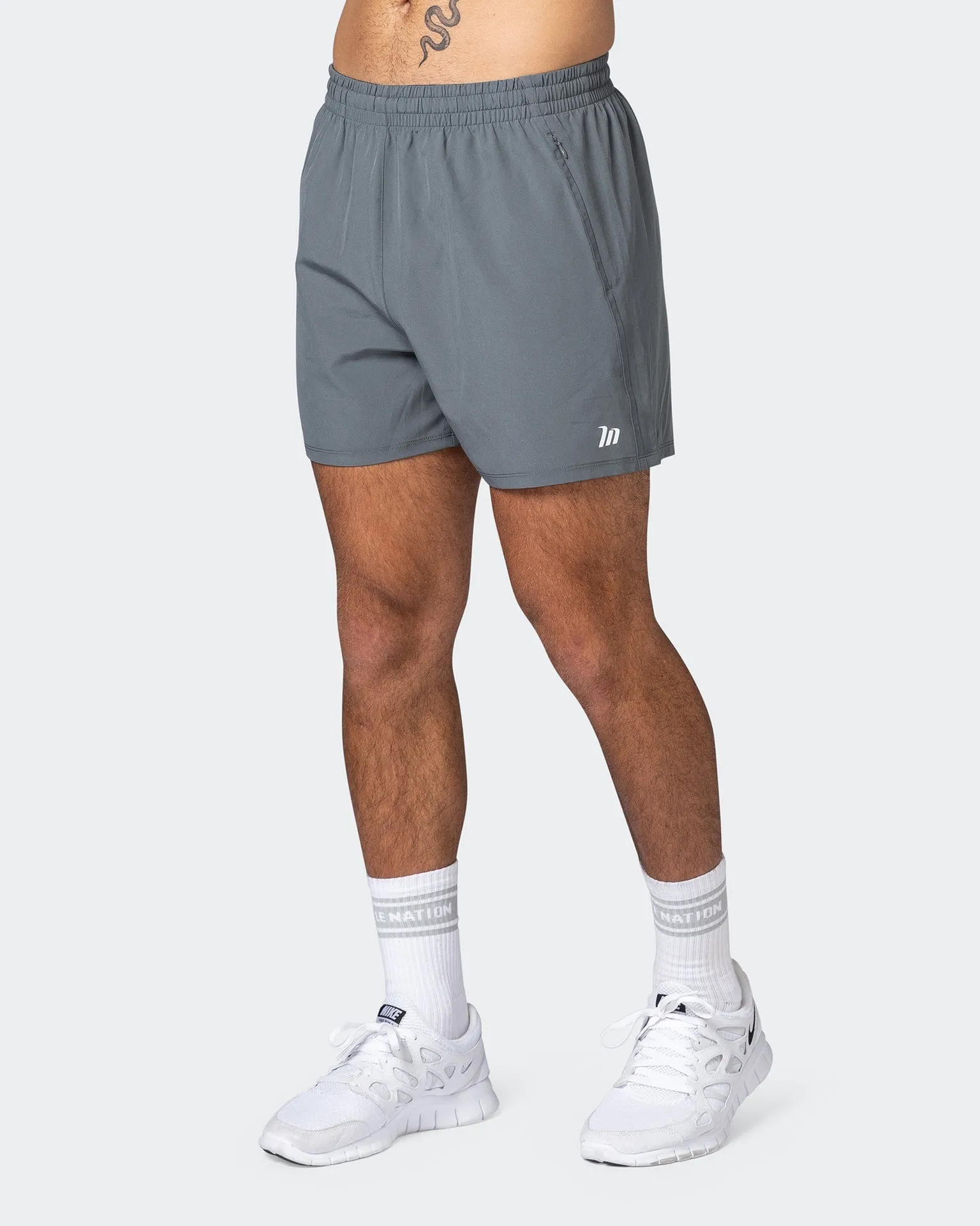 New Heights 4" Shorts - Shadow Grey