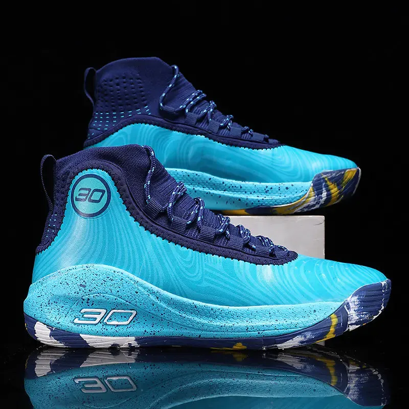 New High-Top Basketball Shoes for Boys and Girls