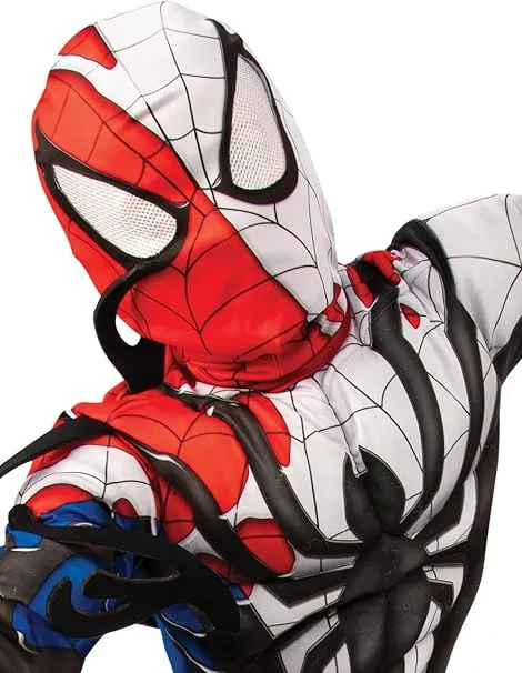 NEW Retails $70 Fits 5-7 Yrs Rubie's boys Marvel Spider-man Maximum Venom Deluxe Venomized Spider-man Costume Child's Costume