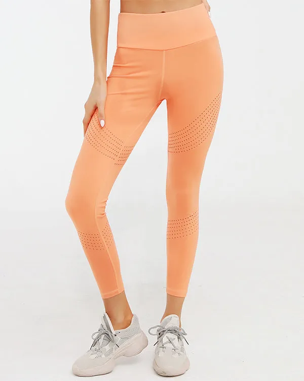 New Seamless Cut Out Sports Bra And High Waisted Leggings Gym Sets