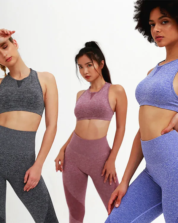 New Seamless Mesh  Gym Sets