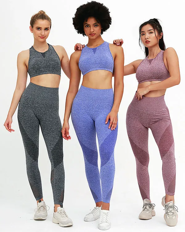 New Seamless Mesh  Gym Sets