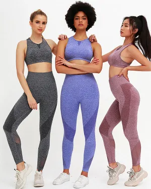 New Seamless Mesh  Gym Sets